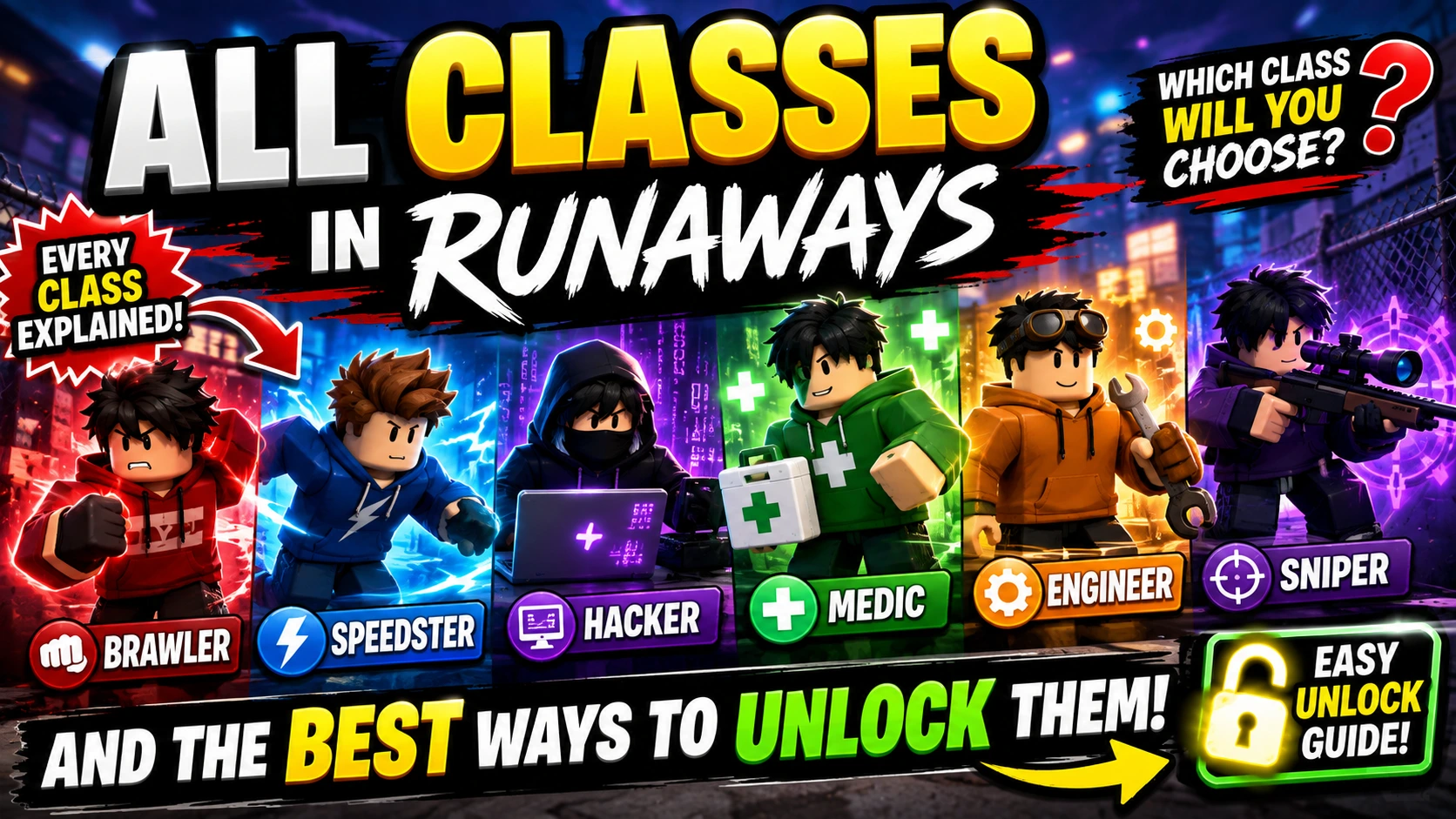 All Classes in Runaways