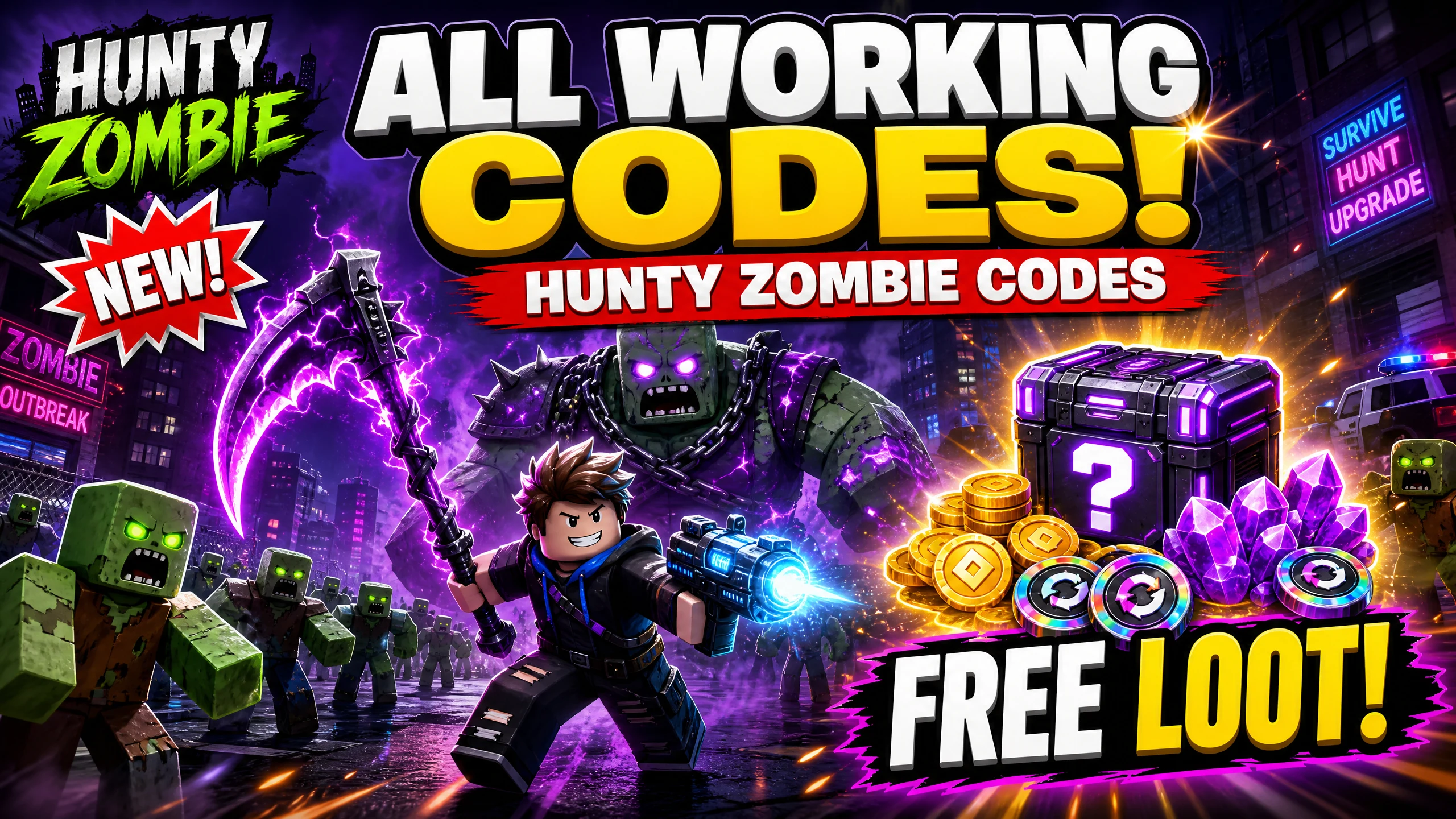 Hunty Zombie Codes (August 2026)