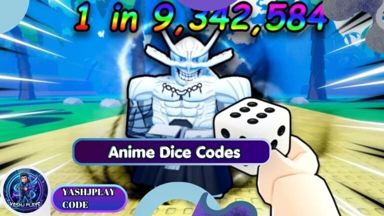 Anime Dice Codes